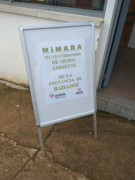 Imagen: Ayer, día 13 de Marzo, recibimos la visita por parte de la Diputación de Badajoz del MIMABA (muse...
