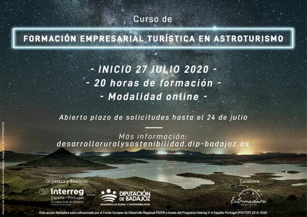 Imagen: Diputación de Badajoz organiza un curso de formación empresarial turística en astroturismo para p...