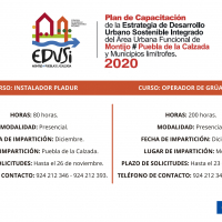 Diputación de Badajoz, a través del Proyecto EDUSI Montijo-Puebla de la Calzada, va a iniciar dos nuevas acciones formativas