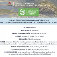 Abierto plazo de solicitudes para un Taller de información turística sobre los recursos de la Reserva de la Biosfera de La Siberia en Herrera del Duque