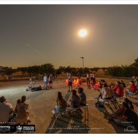 Más de 400 personas han disfrutado del cielo nocturno gracias a las observaciones astronómicas de la Diputación de Badajoz