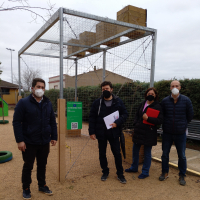 Terminan las obras de implementación de las Soluciones Basadas en la Naturaleza en el Colegio Público Gabriela Mistral de Solana de los Barros