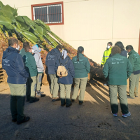 Alumnos del Centro Formación Benítez Barrero visitan el Vivero Provincial de la Diputación de Badajoz