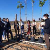 El Vivero Provincial de la Diputación de Badajoz recibe la visita de la Escuela Profesional Dual ‘’Zafra V’’