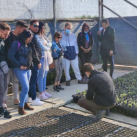 El Vivero Provincial de la Diputación de Badajoz recibe la visita de la Escuela Profesional Dual ‘’Zafra V’’