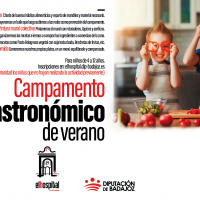 La Diputación de Badajoz organiza una campamento gastronómico de verano en El Hospital Centro Vivo