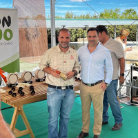 La Diputación de Badajoz recibe el premio al mejor semental de raza merina 2022 en el 37ª Salón Ovino de Castuera