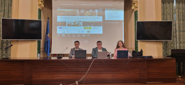 Imagen: La Diputación de Badajoz, sede de la reunión de seguimiento del proyecto Oleoturismo España