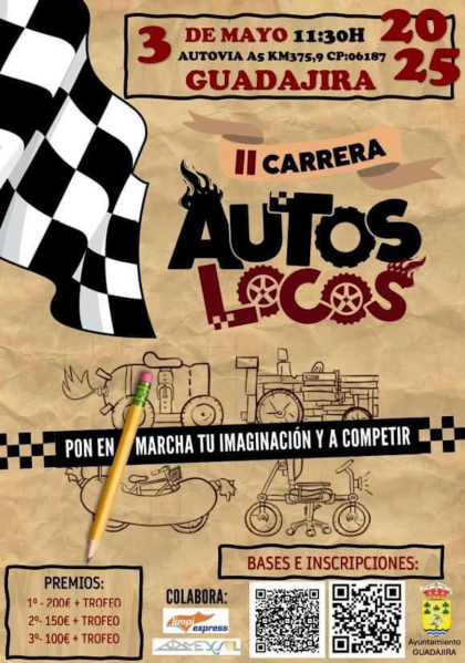 Imagen: Originalidad y velocidad protagonizarán la Carrera Autos Locos de Guadajira