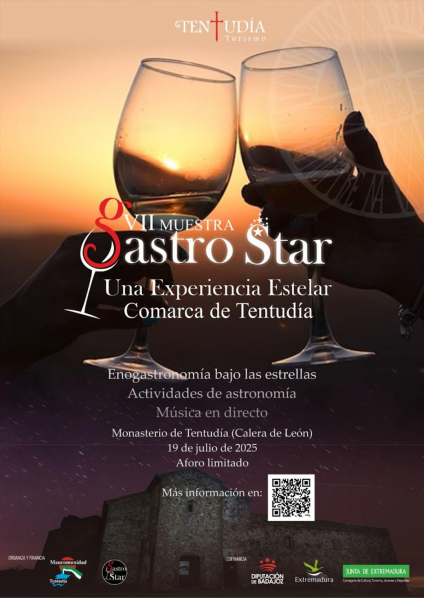 Imagen: El 19 de julio se celebrará GastroStar, la muestra que fusiona gastronomía y astroturismo