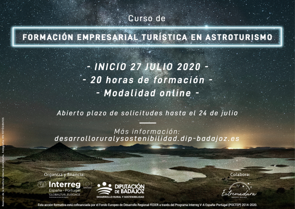 Imagen: Diputación de Badajoz organiza un curso de formación empresarial turística en astroturismo para prom...