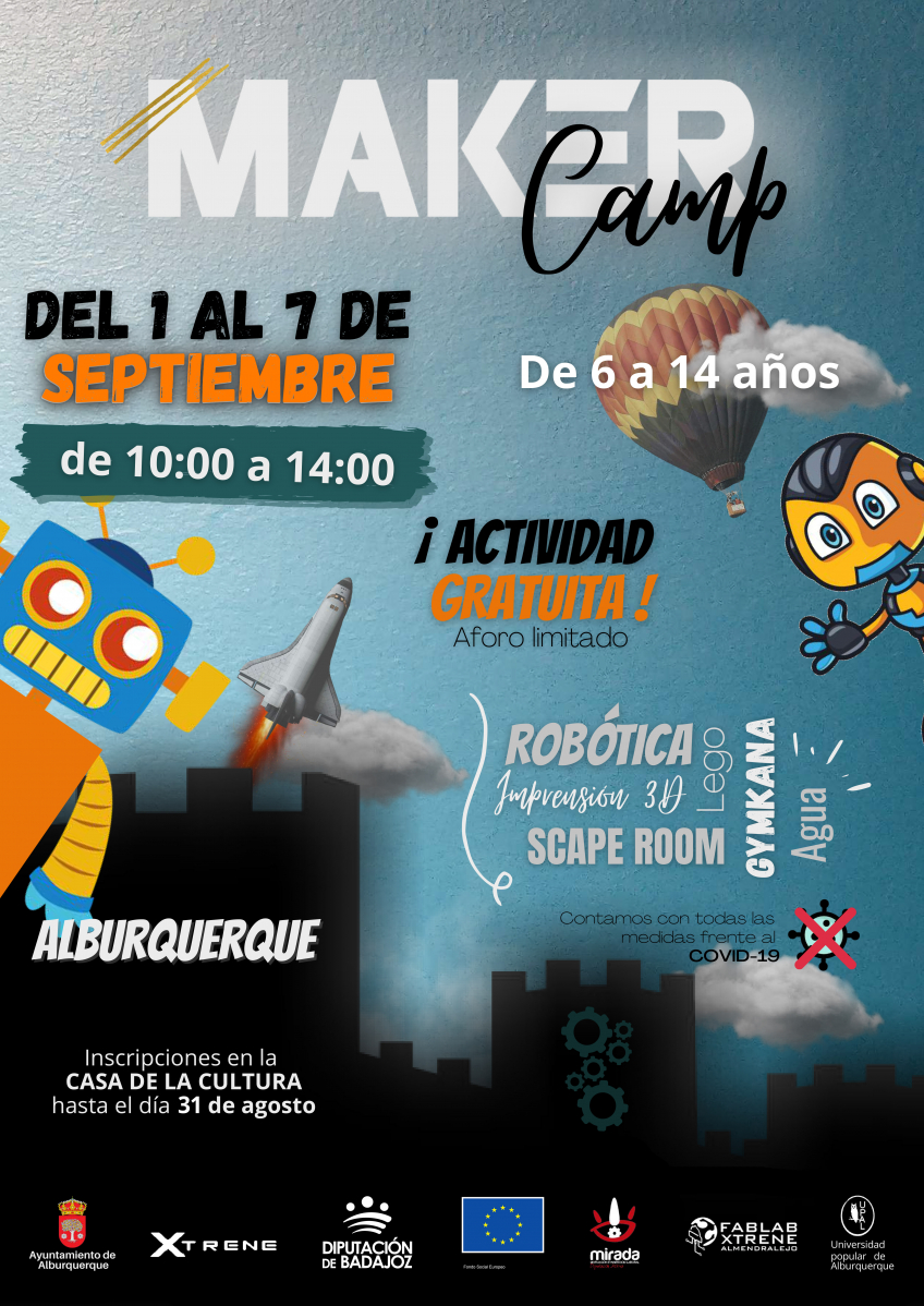 Alburquerque acogerá un campamento Maker de robótica dirigido a niños y adolescentes