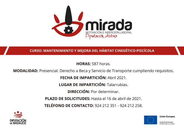 Imagen: Talarrubias acogerá un curso de Mantenimiento y mejora del hábitat cinegético piscícola