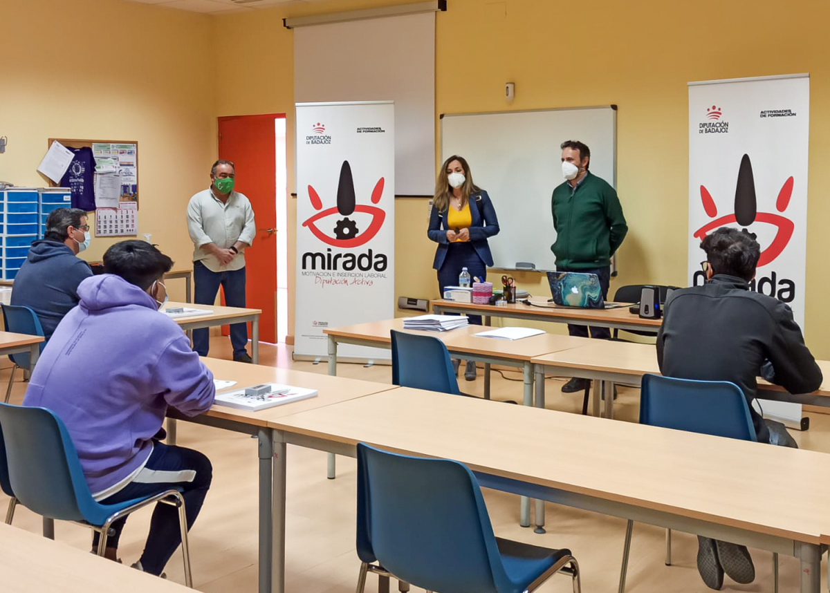 Inaugurada la acción formativa de Soldadura Oxigás y Soldadura MIG/MAG en Almendralejo, impulsada por la Diputación de Badajoz