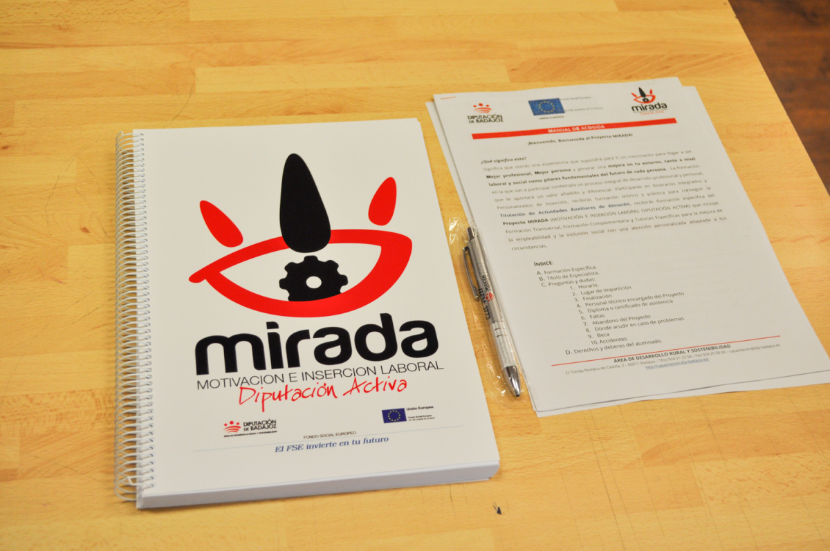 La Diputación de Badajoz inaugura en La Coronada un curso de Actividades Auxiliares de Almacén