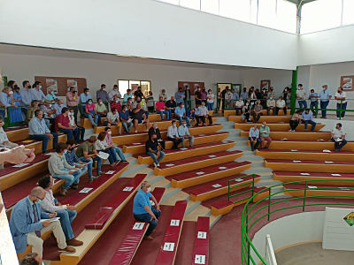 La Diputación de Badajoz ha participado en la subasta de ovinos de raza merina de la Feria Internacional Ganadera de Zafra 2021