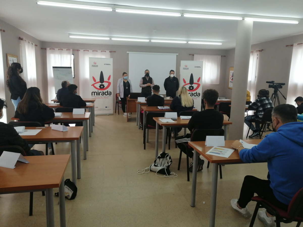 Apertura de la nueva acción formativa en ‘Actividades auxiliares de almacén’ en Santa Amalia