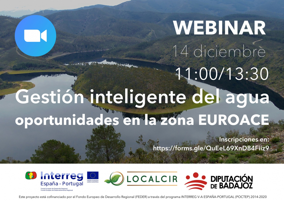 La Diputación de Badajoz cierra el ciclo de acciones de sensibilización en economía verde y circular del proyecto europeo LOCALCIR con la organización de dos webinars