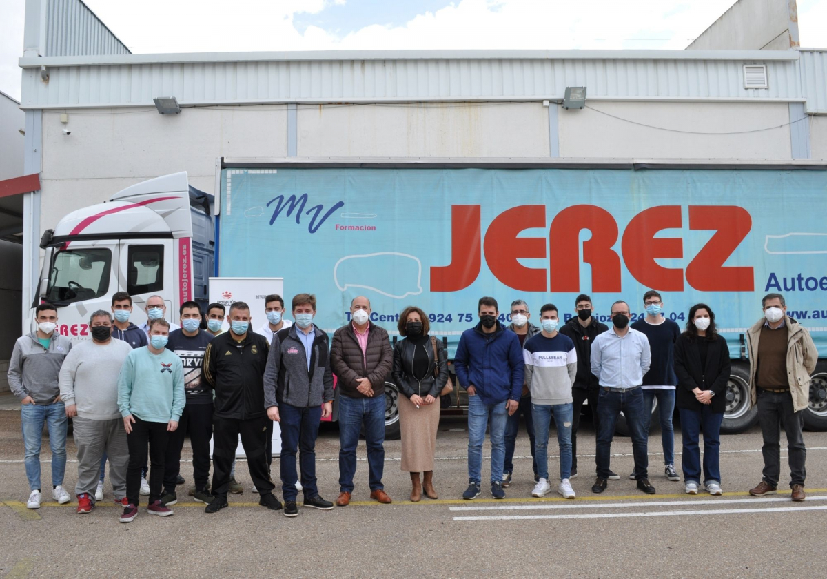 Apertura de la nueva acción formativa en ‘’Conducción de vehículos pesados de transporte de mercancía por carretera’’