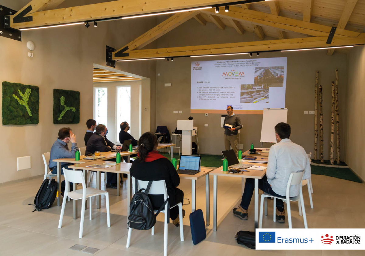 La Diputación de Badajoz ha participado en la reunión del proyecto Erasmus+ MobiRural en Italia