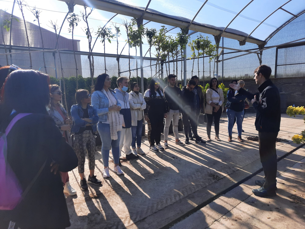 El Vivero Provincial de la Diputación de Badajoz recibe la visita de la Escuela Profesional Dual ‘’Zafra V’’