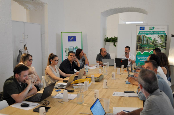 Imagen: La Diputación de Badajoz ha acogido la cuarta reunión de control del proyecto LIFE – My Building is...