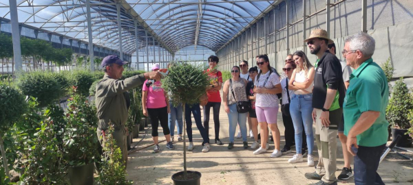 Imagen: La Escuela Profesional Dual "Zafra VI" visita el Vivero Provincial de la Diputación de Badajoz