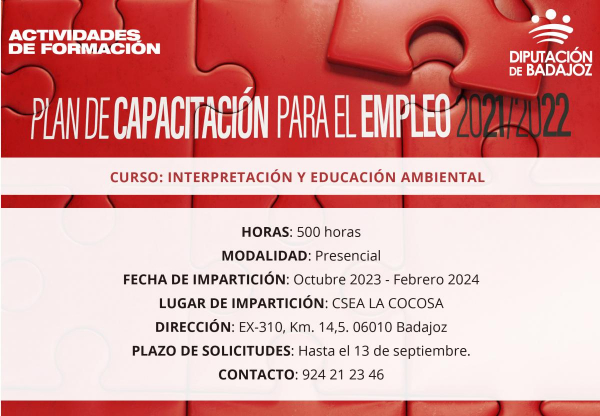 Imagen: Abierto el plazo de solicitudes para una acción formativa de ‘Interpreteación y Educación Ambiental’