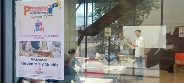 Imagen: Inaugurada en Zafra la acción formativa ‘Trabajos de Carpintería y Mueble’