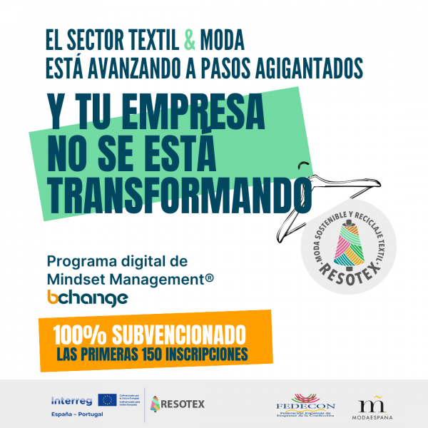 Imagen: FEDECON LANZA UNA CONVOCATORIA PARA PARTICIPAR EN EL PROGRAMA MINDSET MANAGEMENT EN EL SECTOR TEXTIL...