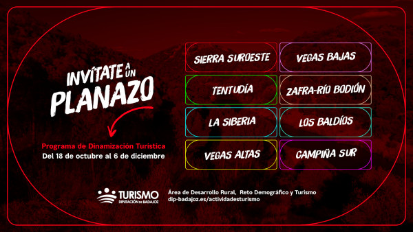 Imagen: El Programa de Dinamización Turística llevará 48 actividades a ocho comarcas de la provincia