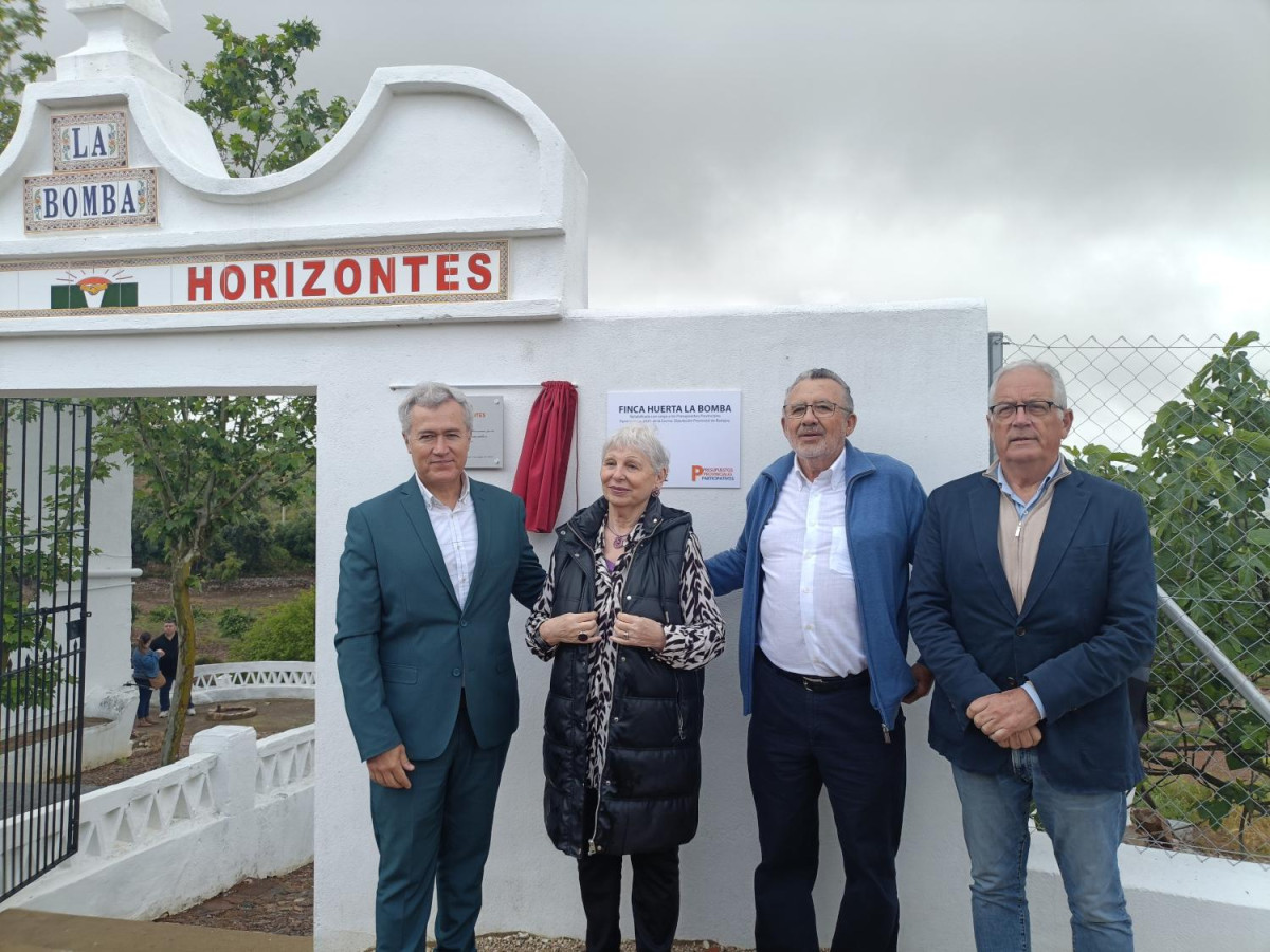 La Diputación de Badajoz impulsa el empleo verde y la inclusión con la inauguración, como centro de formación, de la Finca Huerta la Bomba en Castuera