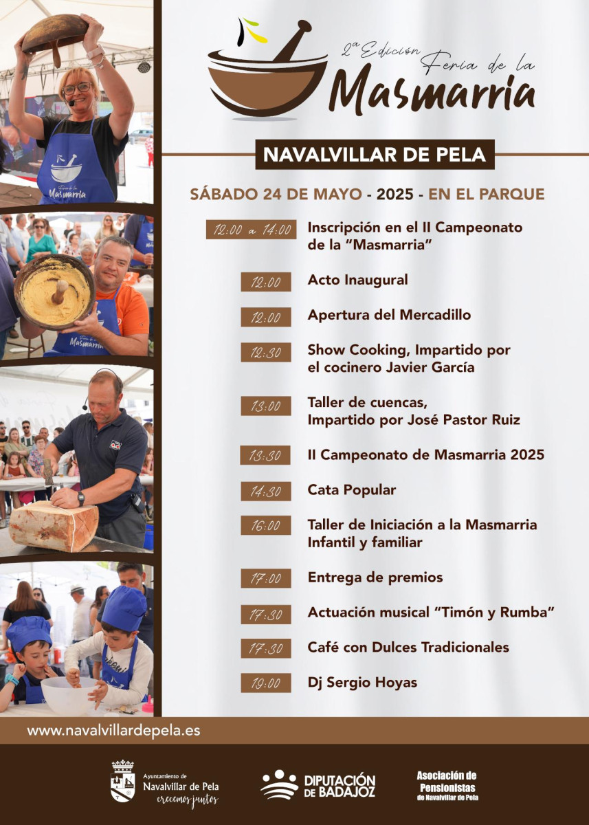 El 24 de mayo se celebrará la Feria de la “Masmarria” de Navalvillar de Pela, un tesoro culinario para ocasiones especiales