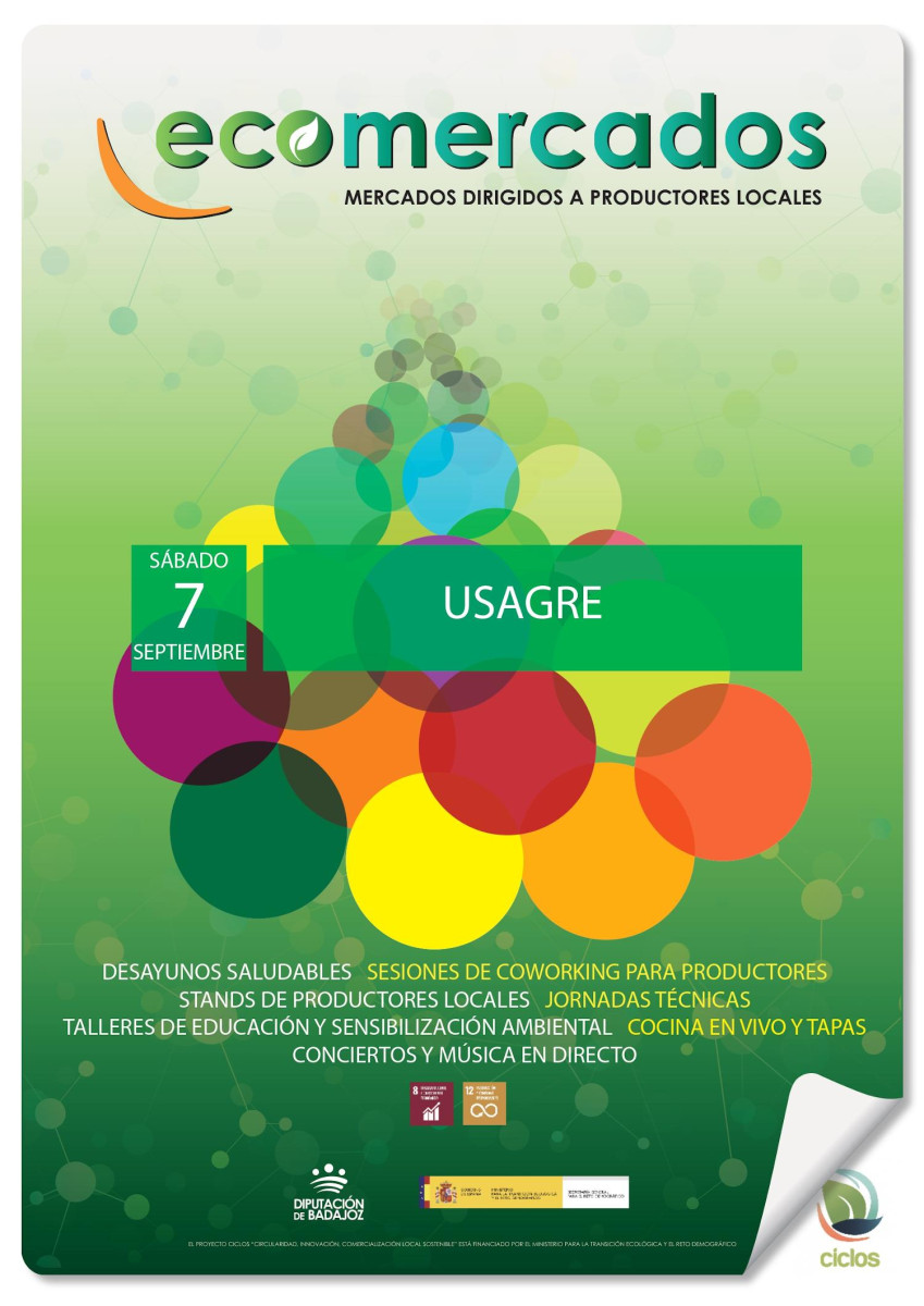 Diputación de Badajoz organiza cuatro Ecomercados en la provincia