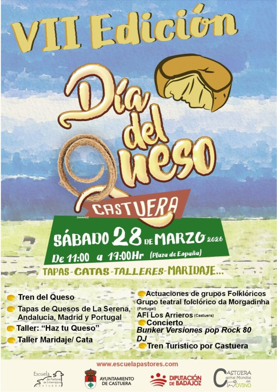Castuera celebra el 28 de marzo la VII edición del Día del Queso con productores de España y Portugal