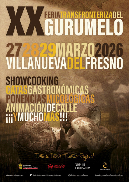 Imagen: La Feria Transfronteriza del Gurumelo cumple 20 años haciendo de Villanueva del Fresno la capital mi...