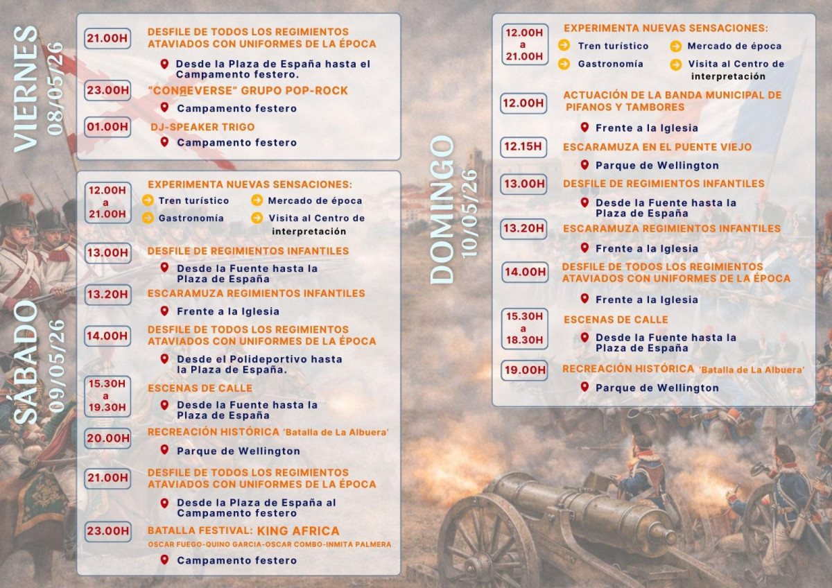 La Albuera revive su historia con una nueva edición de ´La Batalla´, del 8 al 16 de mayo