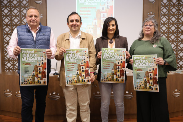 Imagen: La Diputación de Badajoz presenta la segunda edición del Festival de los Oficios Artesanos de la pro...