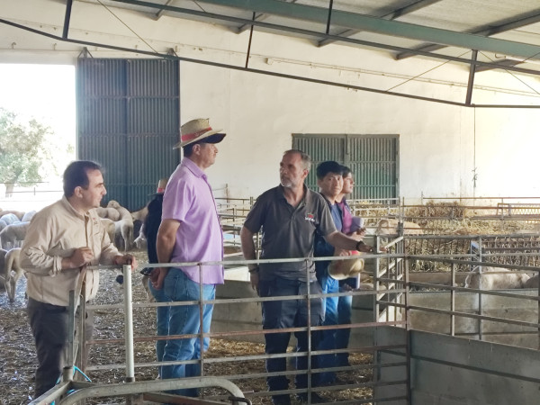 Imagen: La Diputación de Badajoz impulsa el intercambio agropecuario internacional con la visita de estudian...